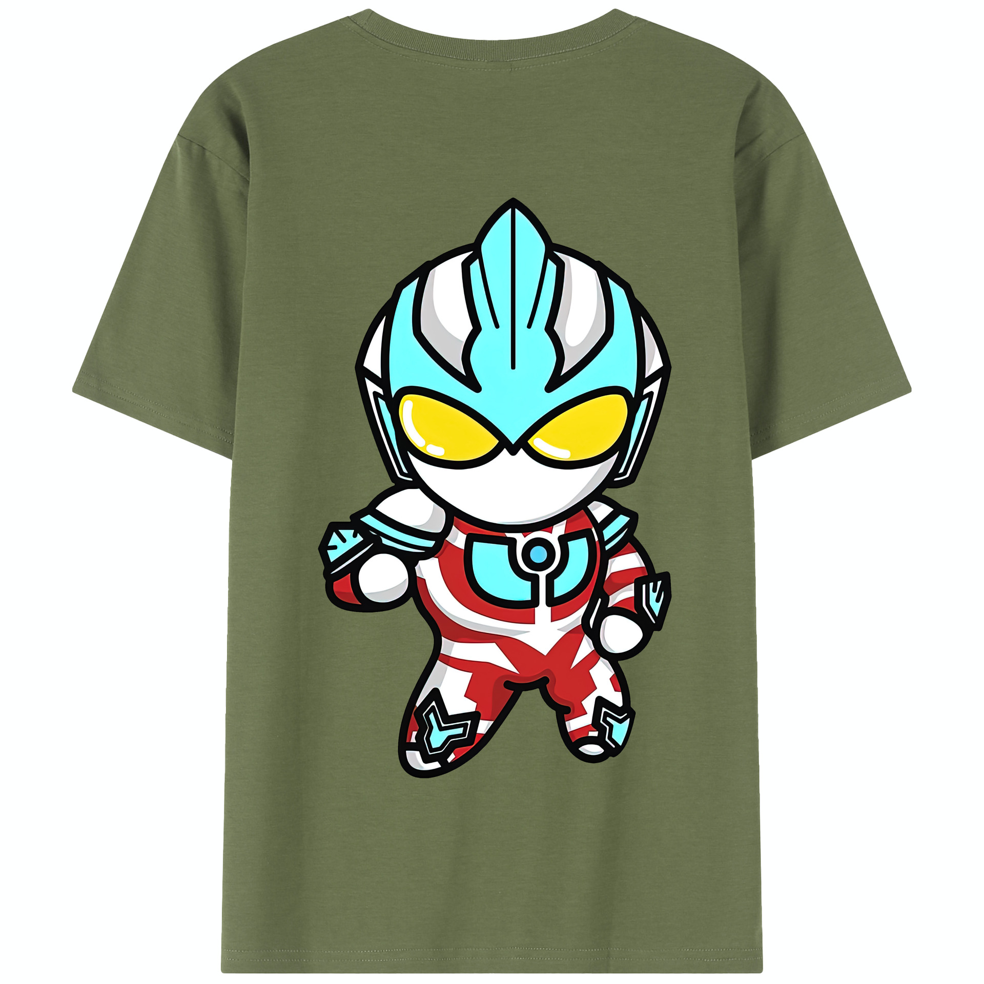 （画像用） ウルトラマン Ultraman 綿100％半袖Tシャツ（背面プリント）